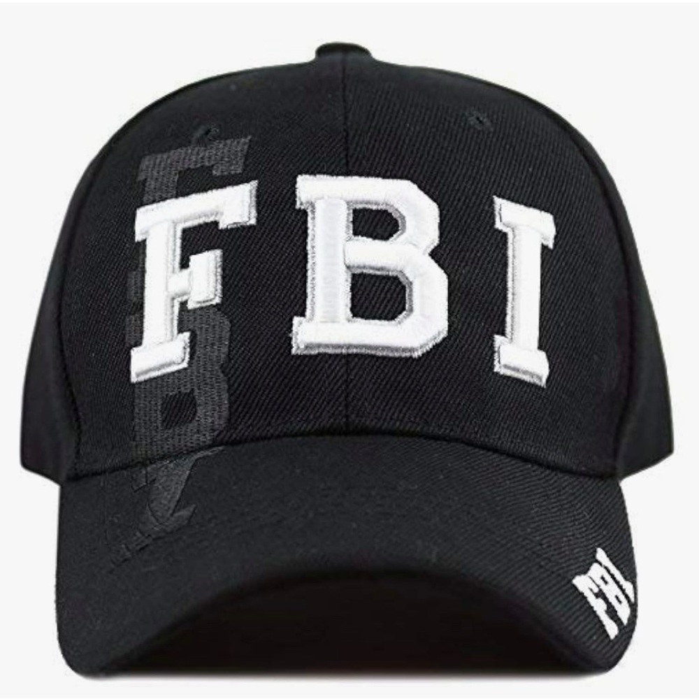 The Hat Depot Law Enforcement 3D Embroidered FBI Hat.